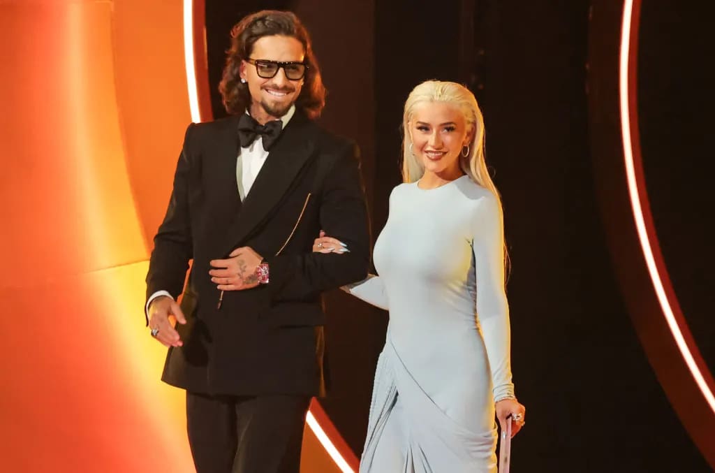 11 - Maluma, Christina Aguilera - foto Grammy Awards 2024 - foto di Christopher Polk