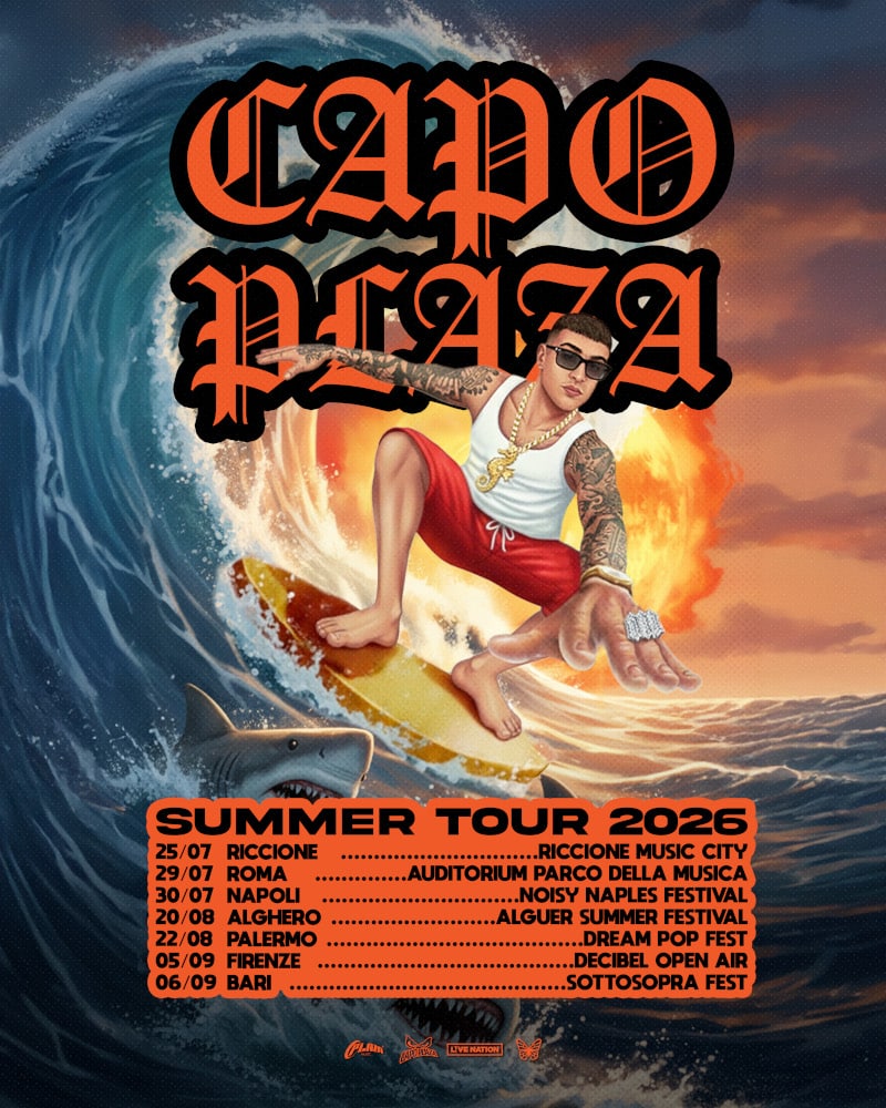 locandina Capo Plaza Summer Tour 2026